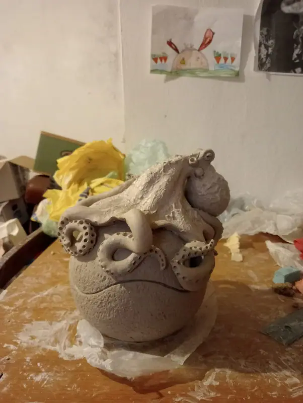 Opera artistica: Contenitore Polpo